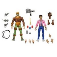 NECA Teenage Mutant Ninja Turtles Rat King and Vernon